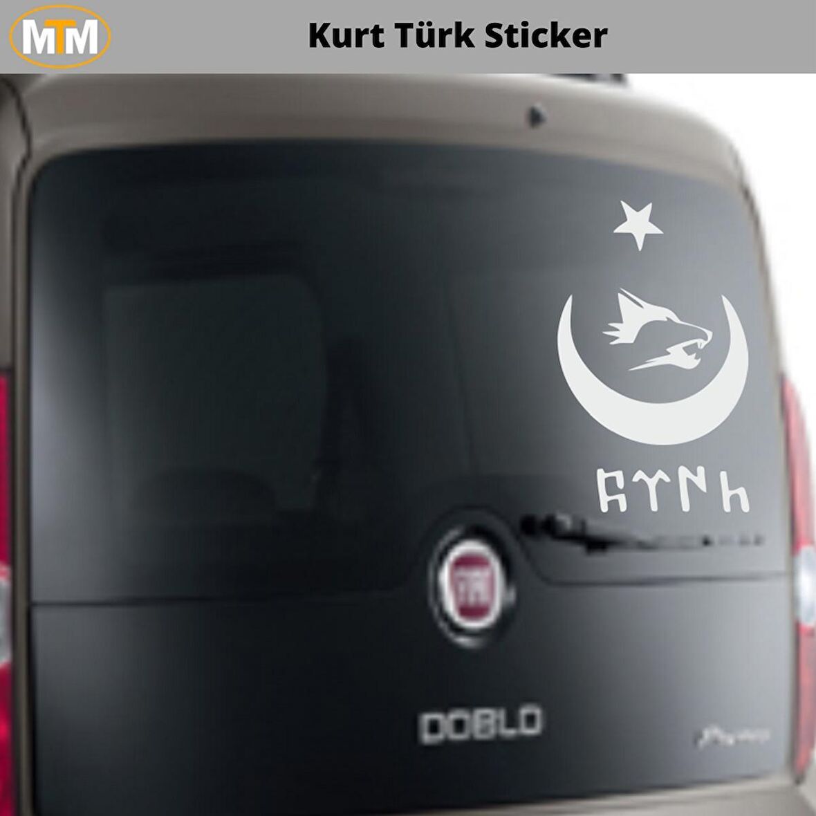 Kurt Türk Oto Sticker 15 CM